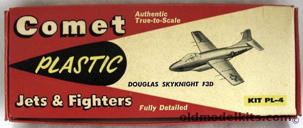 Comet 1/99 Douglas Skyknight F3D, PL4 plastic model kit